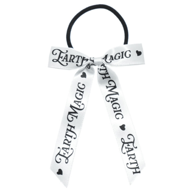 ロゴリボンヘアゴム