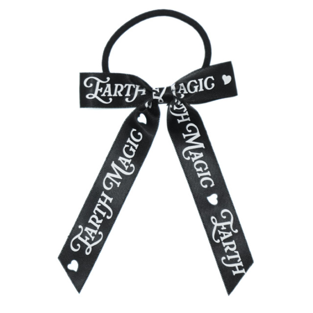 ロゴリボンヘアゴム