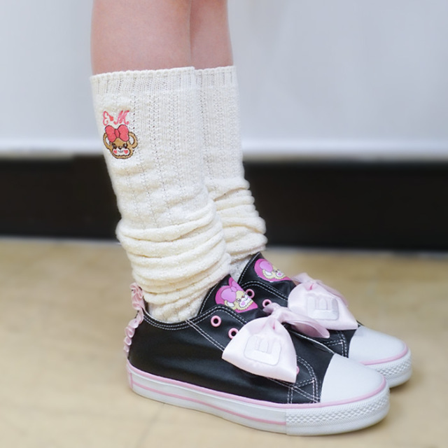 マフィー刺繍入スーパールーズソックス