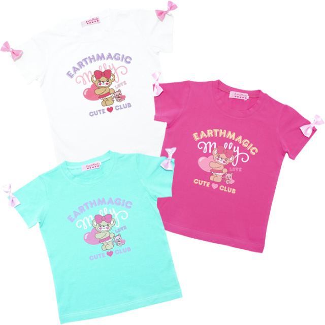 ハート＆ロゴマフィープリントTシャツ