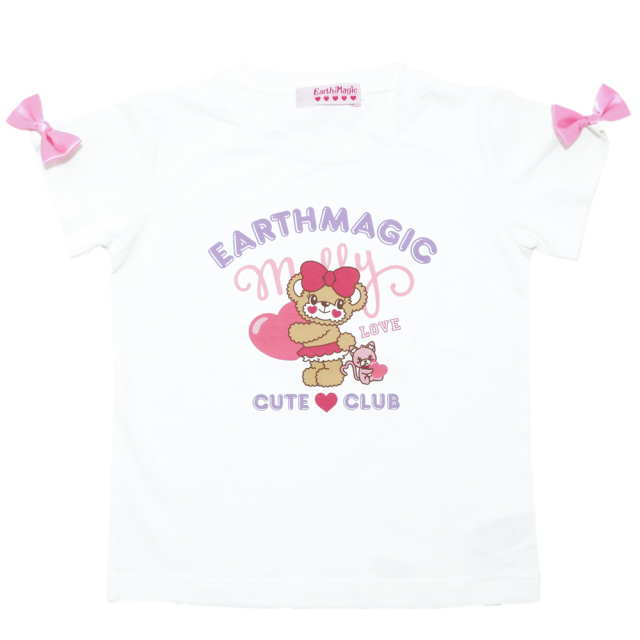 ハート＆ロゴマフィープリントTシャツ
