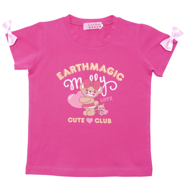 ハート＆ロゴマフィープリントTシャツ