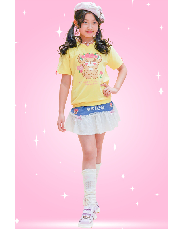 ローズクラウンマフィープリントTシャツ