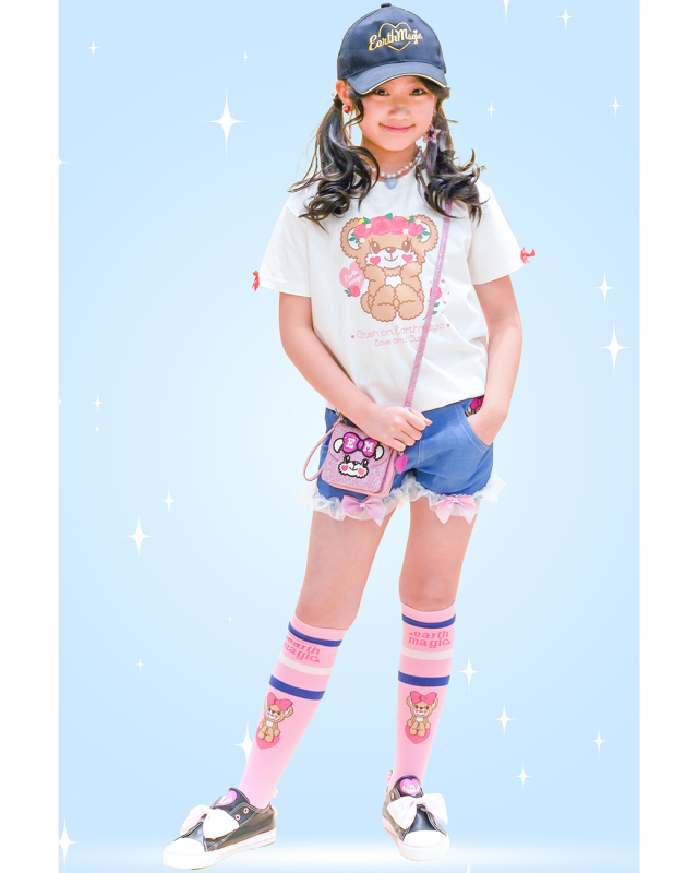 ローズクラウンマフィープリントTシャツ