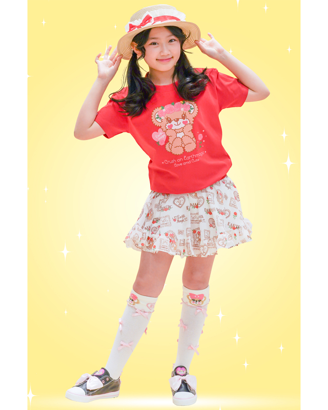ローズクラウンマフィープリントTシャツ