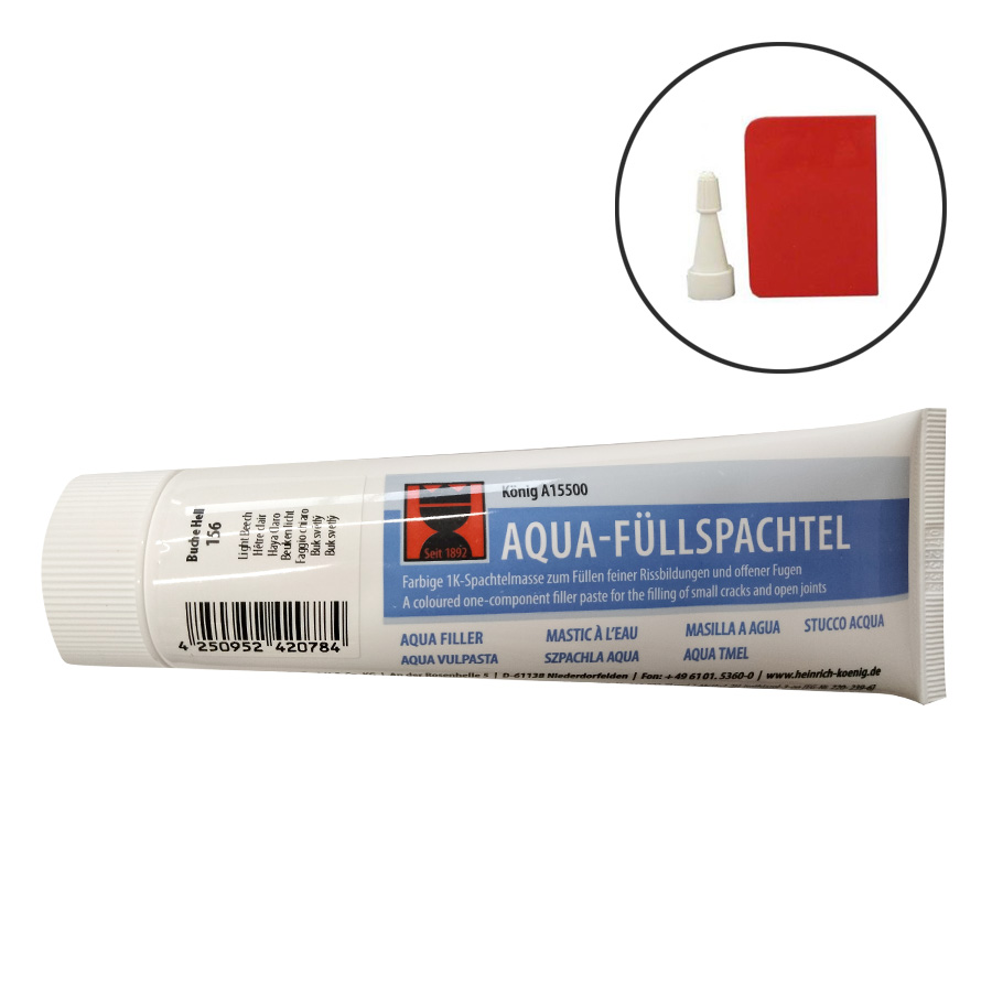 アクアウッドフィラー　150ｇ（充填へら、絞り口付き）