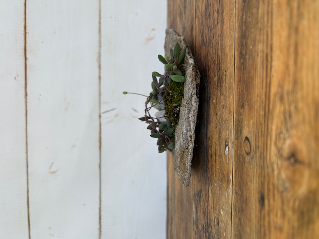 庵治石　花器7と