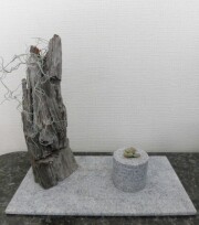 庵治石　花器　V