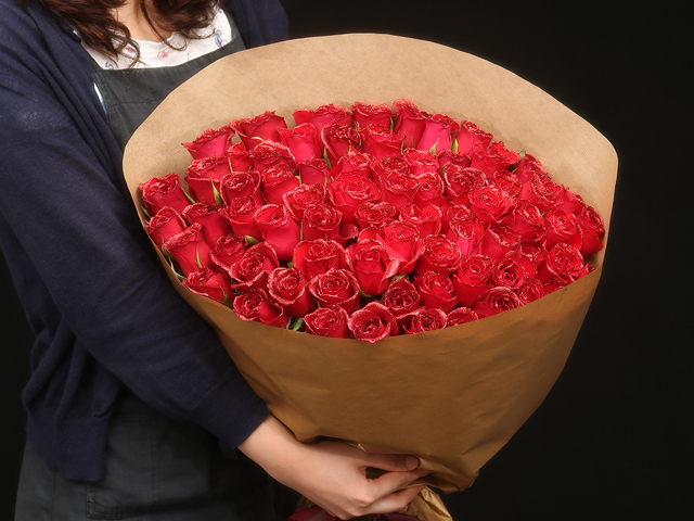 70本の花束