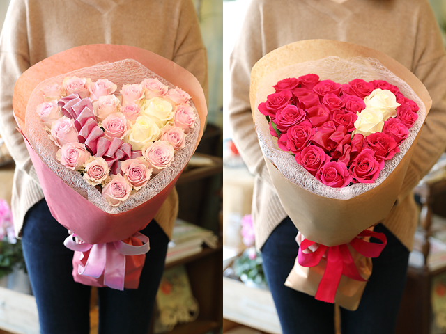 ハート型 薔薇 ワンホンブーケ ピンク 花束 造花 結婚式 誕生日 黒 リボン ハート型 薔薇 ワンホンブーケ ピンク 花束 造花 結婚式 誕生日 黒