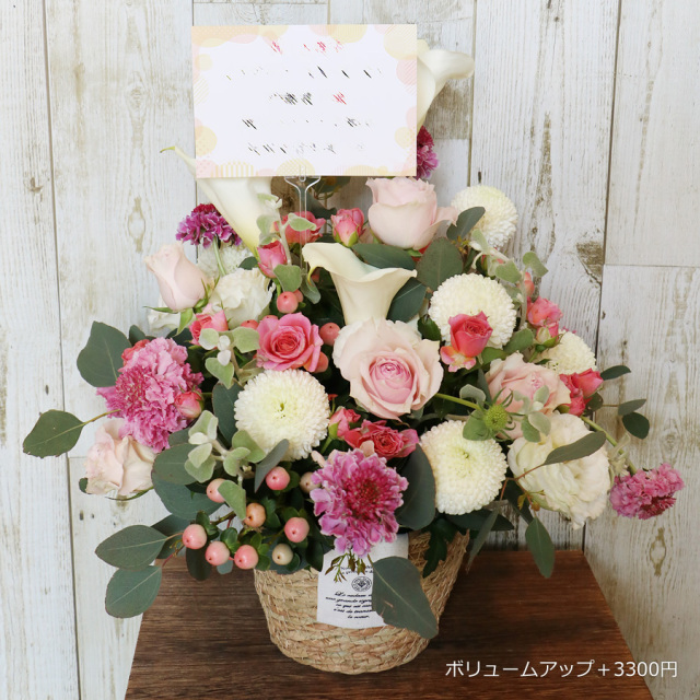 生花】おまかせアレンジメント（L）【デザイナーズコレクション】誕生