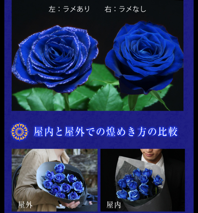 青い煌薔薇