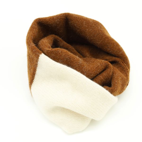 アルパカスヌードBR+カシミヤ　<pokke+>