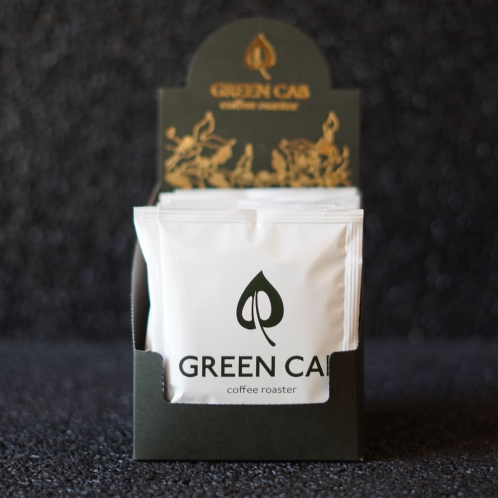 【GREENCAB-01】ドリップパック12個入りBOX（浅煎り）