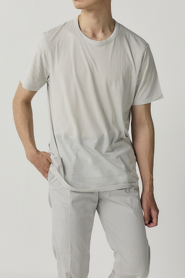 BLACKCAB-01 エアリーコットンT【Off White】