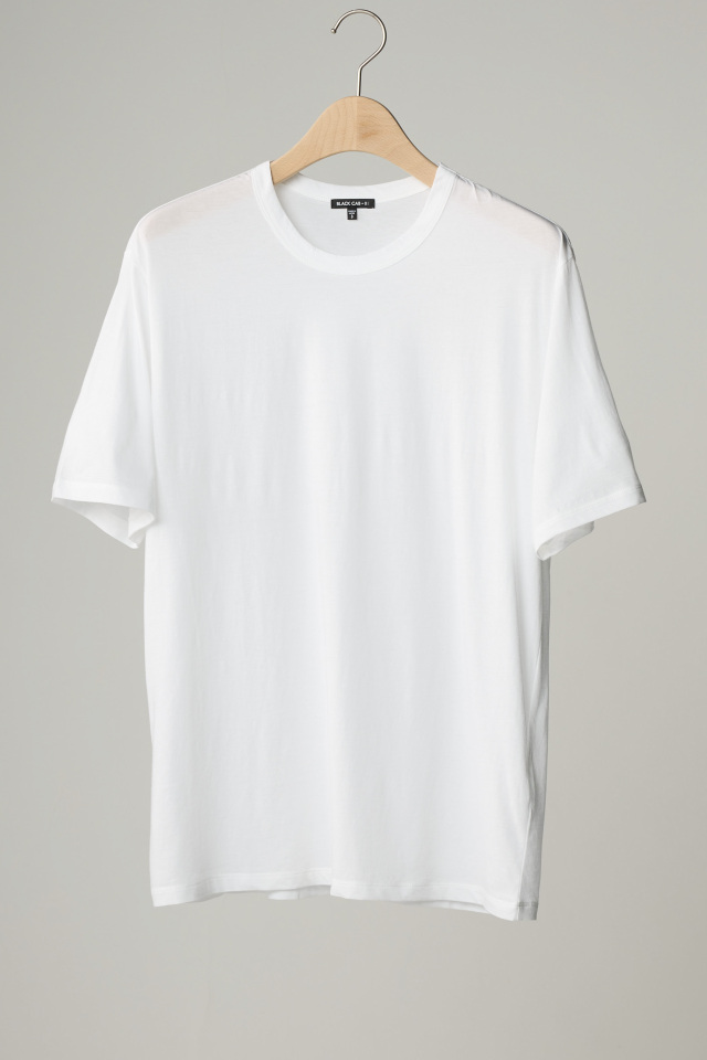 BLACKCAB-01 エアリーコットンT【WHITE】※重ね着推奨
