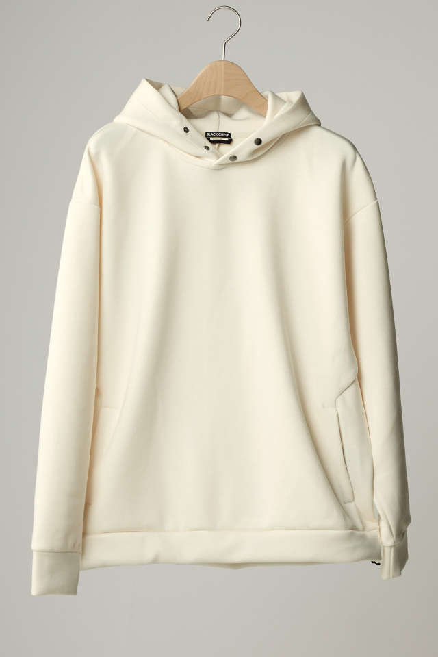 BLACKCAB-09 テックフォームシリーズ フーディー【WHITE】【無地】