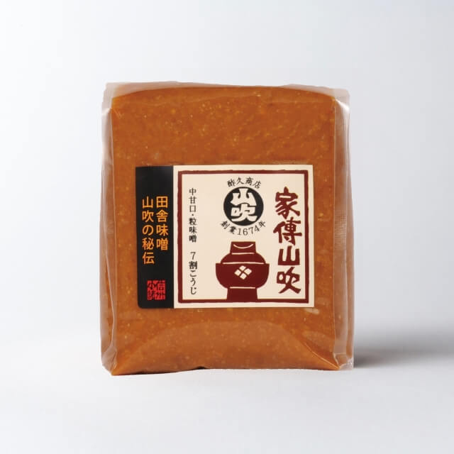 信州山吹味噌シリーズ　家傳山吹　500g（リフィル）