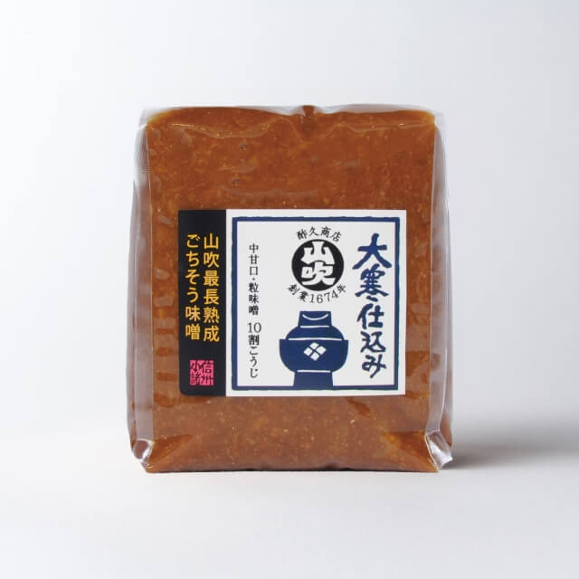 信州山吹味噌シリーズ　大寒仕込み　500g（リフィル）