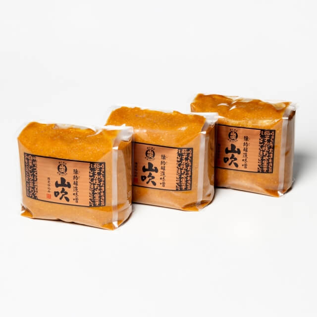 山吹 豫約醸造味噌　1kg×3　YK-50