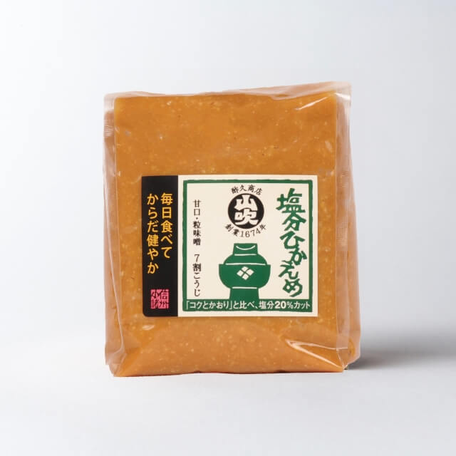 信州山吹味噌シリーズ　塩分ひかえめ　500g（リフィル）