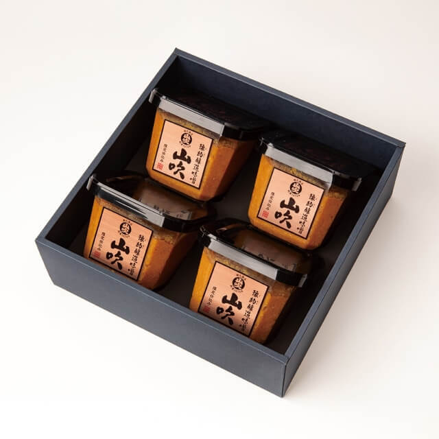 豫約醸造味噌山吹　YK-45　500g×4　箱入り