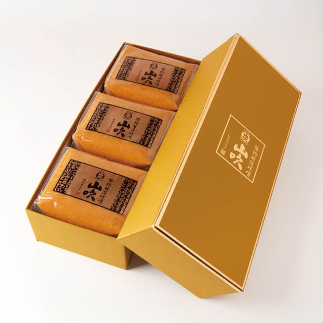 豫約醸造味噌山吹　YK-58　1kg×3　化粧箱入り