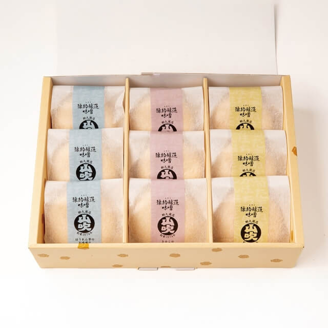 ご予約期間2025/4/1～2026/1/31】山吹 豫約醸造 みそ汁最中 9個入 YD