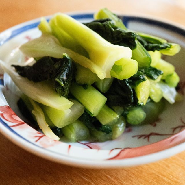 信州名物　野沢菜漬け