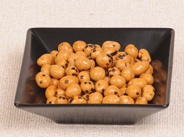 ころころ豆盛り付け