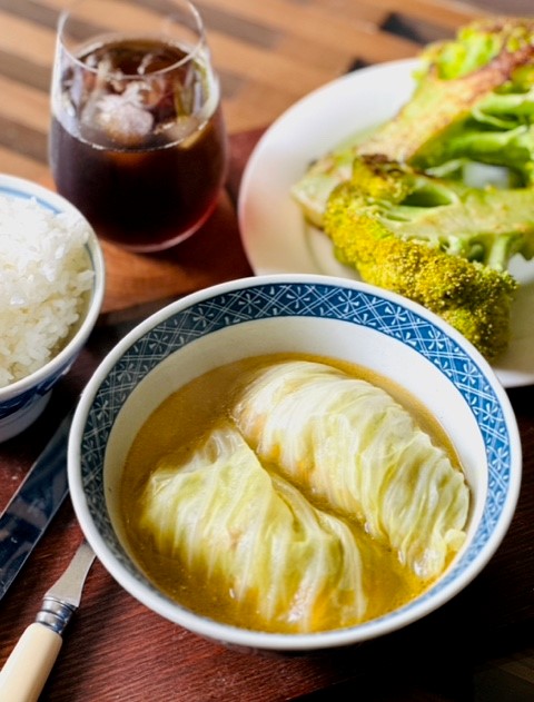 山吹のロールキャベツ