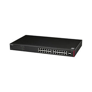 Buffalo 法人向け レイヤー2 Giga スマートスイッチ 24ポート BS