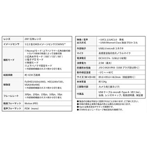 Xacti 360°Webカメラ CX-MT500