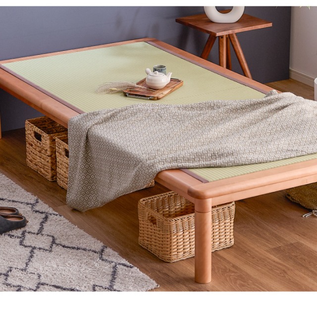 畳ベッド ベッド シングル フレームのみ シングル 国産 和紙畳 ヘッド