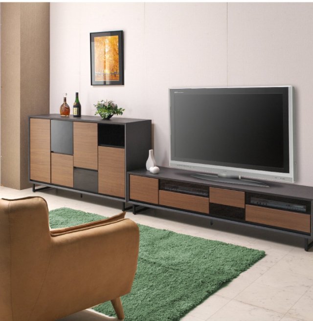 リビングボード 幅140 サイドボード 140 キャビネット リビングボード