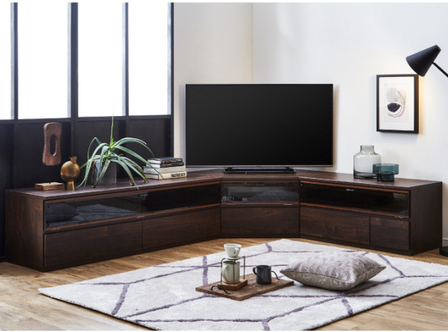 テレビ台 ローボード コーナー テレビボード TV台 コーナーリビング収納 木製 ぼん家具 テレビ台 ローボード 収納 おしゃれ コーナー 北欧 TV