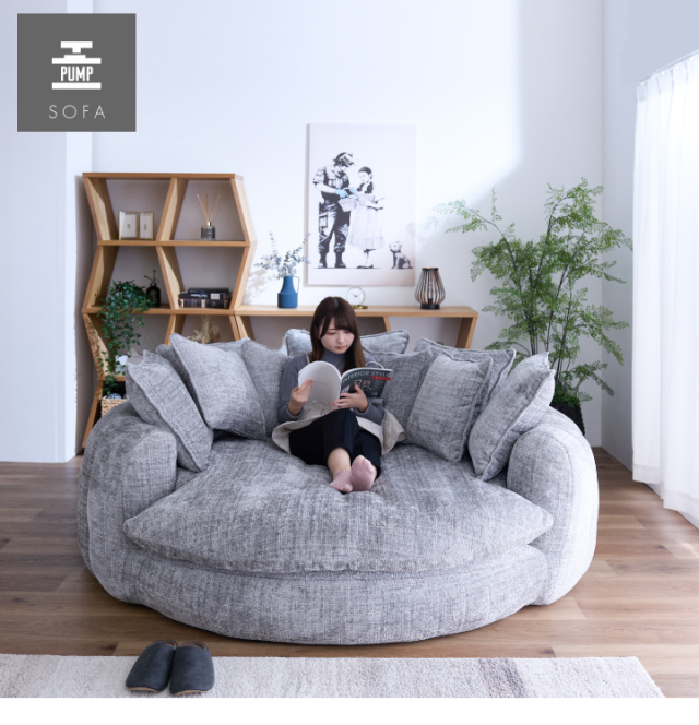 ソファーベッド幅85cm クッション付 ２人掛けソファー ラブソファ（1351） ソファーベッド幅85cm クッション付 2人掛けソファー