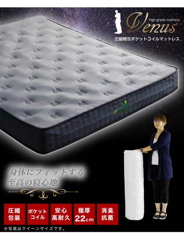 ベッド セミダブル ヴィナスマットレスセット セミダブルベッド 宮棚 ベッドフレーム コンセント付き ポケットコイル 木製 ベット 北欧 モダン ブラウン 安い 人気 脚付き おしゃれ 木製 新生活 送料無料 通販 Sanjp 0705