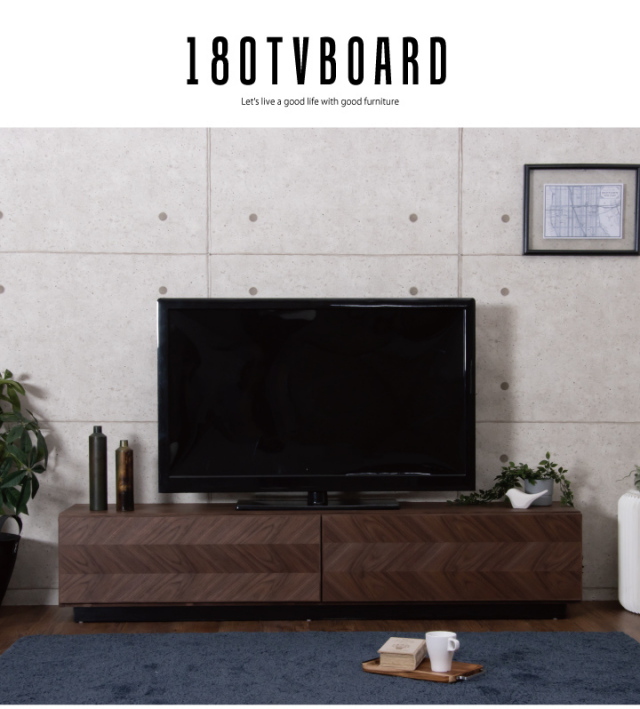 テレビボード 180 ローボード テレビ台 幅180 TV台 TVボード 大型 AV