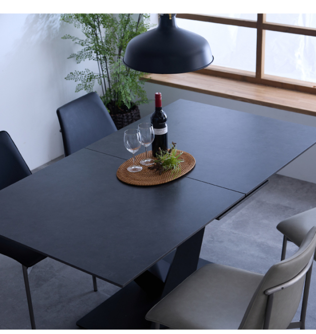 伸長式 ダイニングテーブル 4人掛け 6人掛け 幅160~200cm 伸縮