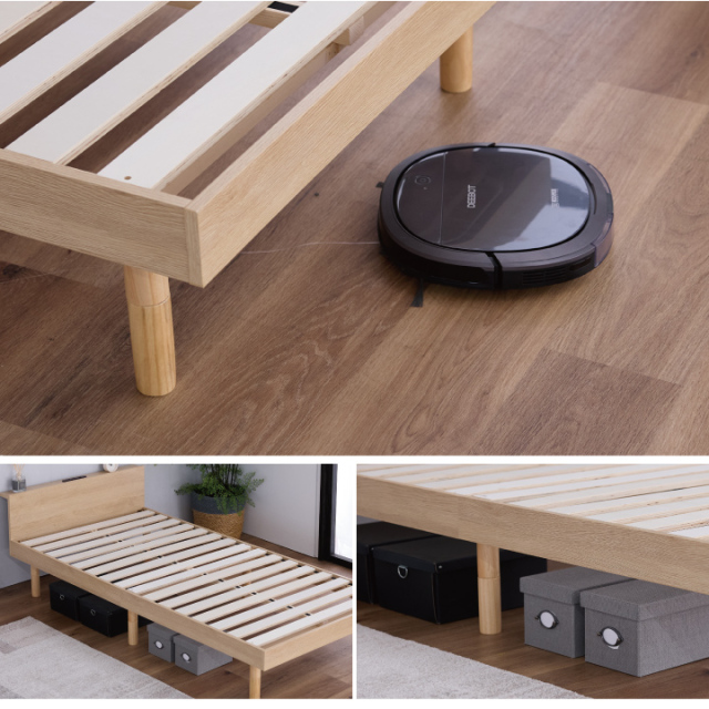 宮付きすのこベッド　シングル Amazon｜タンスのゲン ベッド シングル 宮棚付き 耐荷重300㎏ 2口