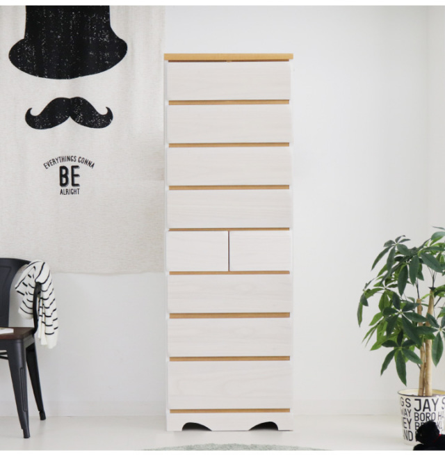 お取引中にて終了】美品 2022年製 木製箪笥 4段チェスト【定価51,400円