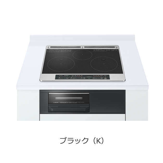 送料無料　　日立ＩＨクッキングヒーター　HT-N6KT(K)　トッププレート幅60cm