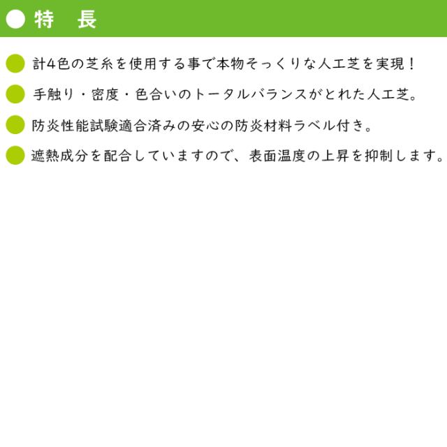 レギュラータイプ｜特徴5