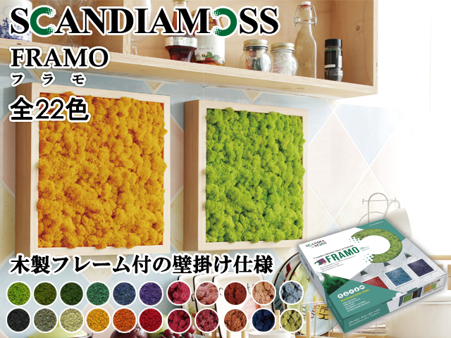 SCANDIAMOSS｜FRAMO(W340×H340mm)を販売【環境スマイル】エコ・住まい