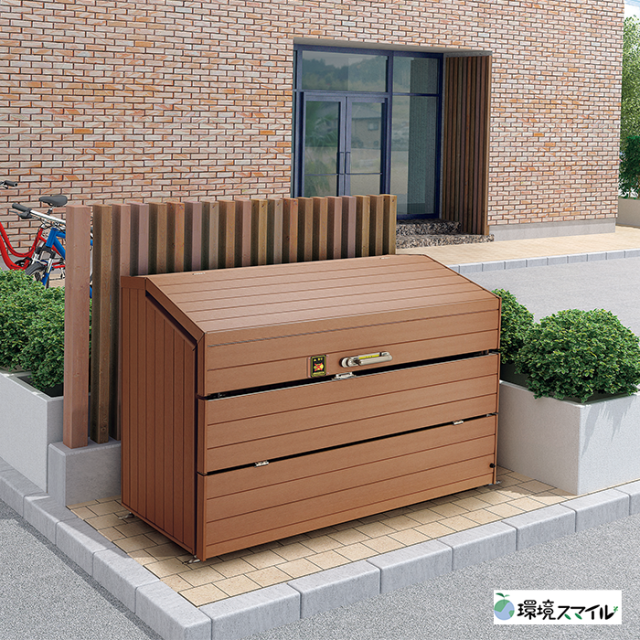 業務用ゴミ箱 山崎産業 屋外用ゴミ箱 業務用ダストボックス 90L ビン・カン