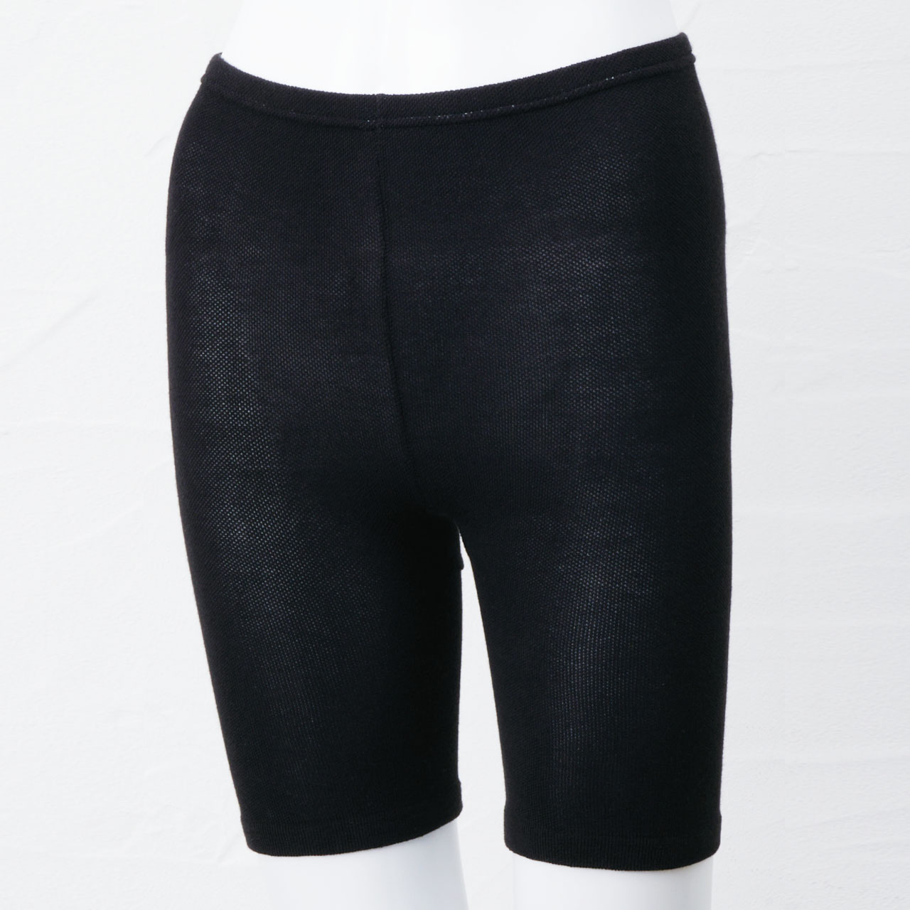 オーガニックコットン 3分丈メッシュ編みボトムショーツ