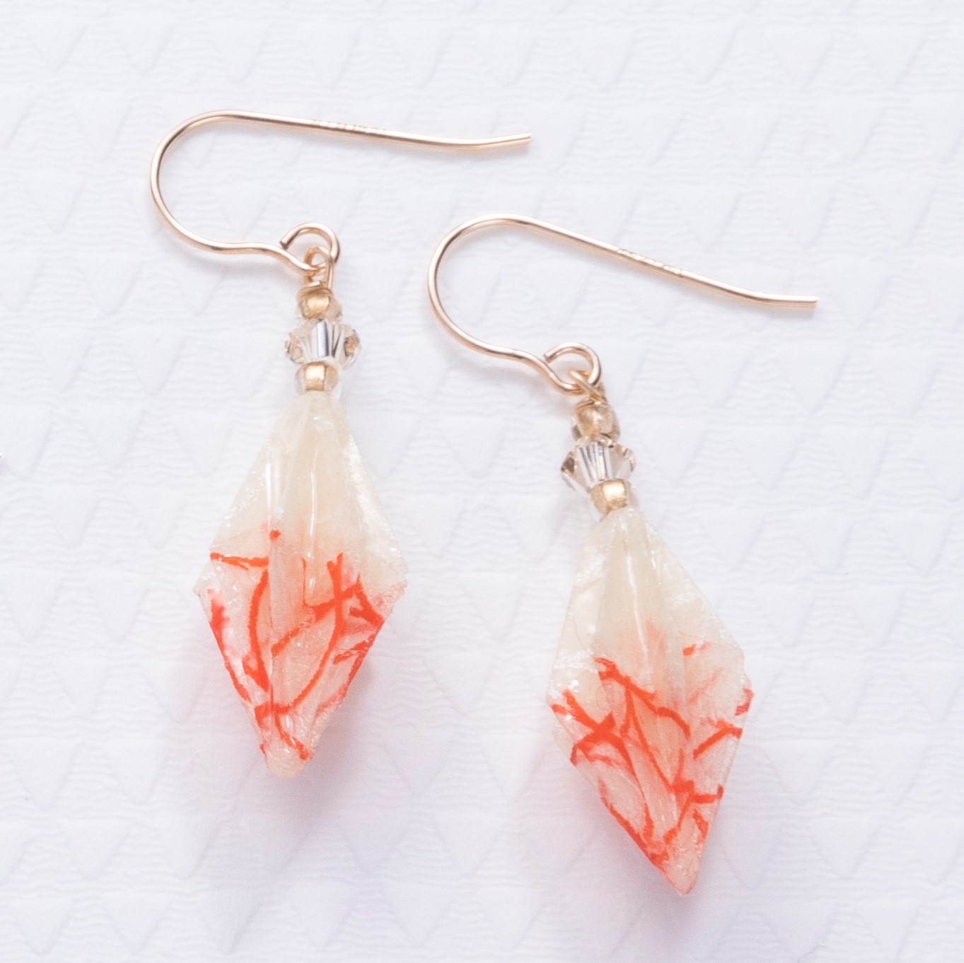 OrigamiJewelStarAnise七宝・ピアス