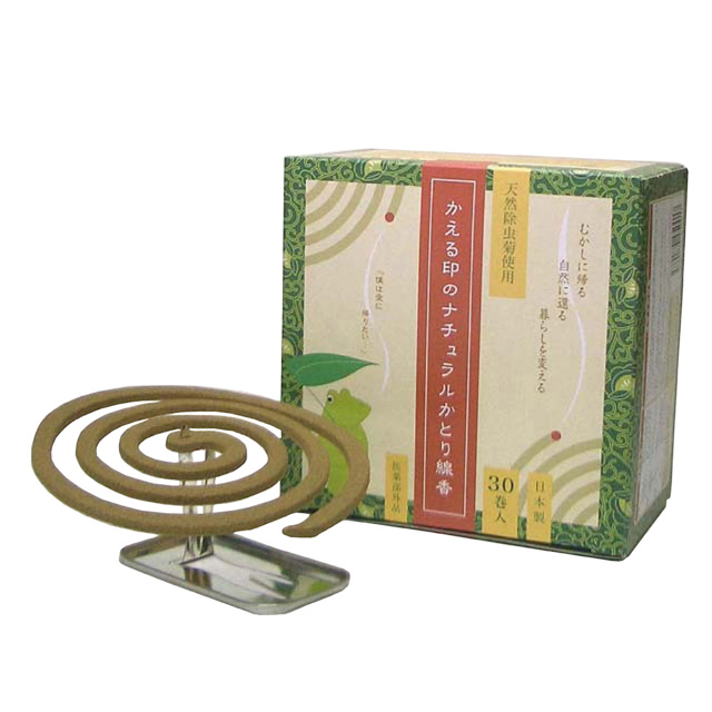 かえる印のナチュラルかとり線香