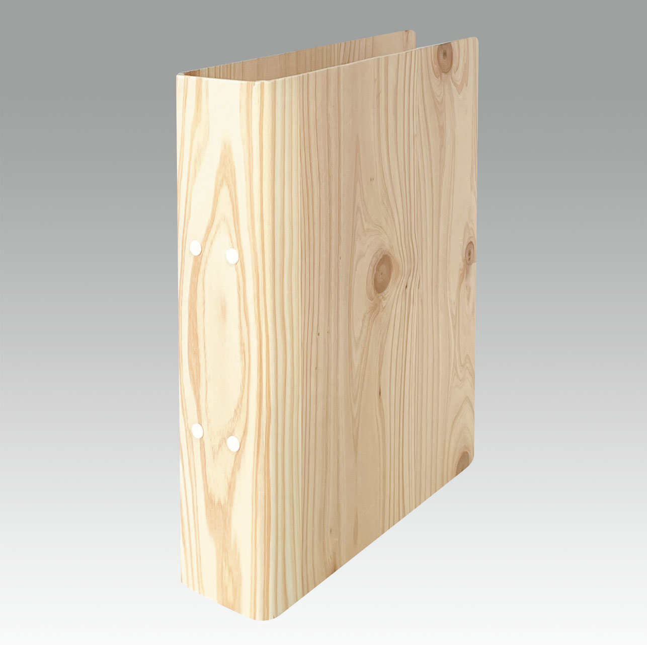 スギの間伐材パイプファイル 背幅5cm